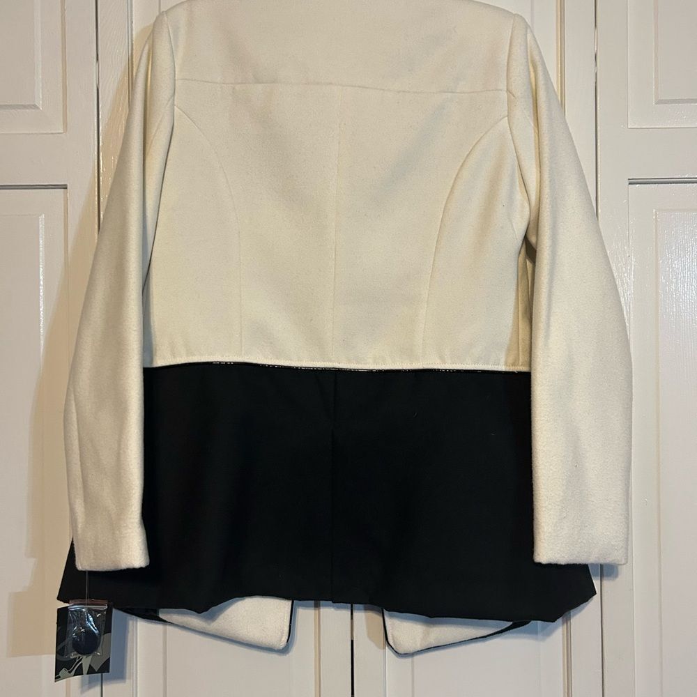 Steve Madden Black and White Coat - Picture 2 of 6